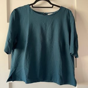 Teal Liz Claiborne top